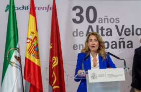 ep la ministra de transportes movilidad y agenda urbana raquel sanchez durante su intervencion en el