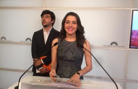 ep la portavozcs ines arrimadas conportavoz economico toni roldan