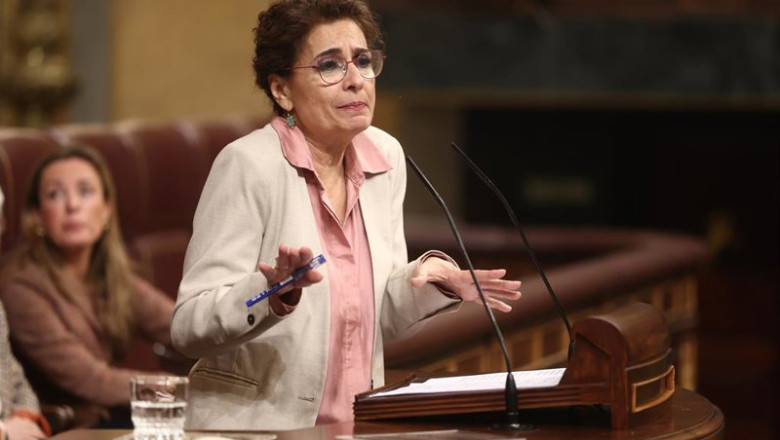 ep la vicepresidenta primera y ministra de hacienda maria jesus montero interviene durante una 20260318102004