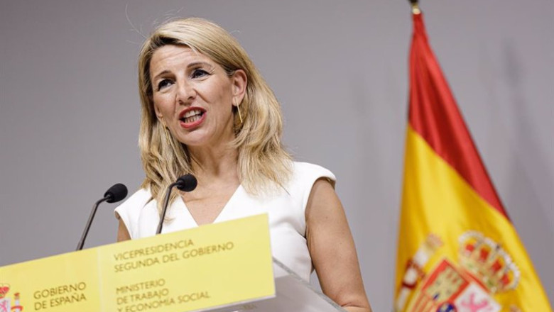 ep la vicepresidenta primera y ministra de trabajo y economia social yolanda diaz ep la vicepresidenta primera y ministra de trabajo y economia social yolanda diaz