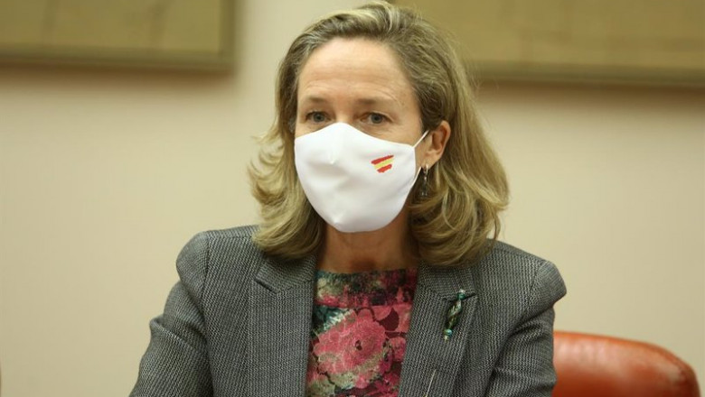 ep la vicepresidenta tercera del gobierno nadia calvino comparece en la comision de asuntos ep la vicepresidenta tercera del gobierno nadia calvino comparece en la comision de asuntos