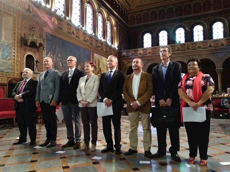 ep los rectores de las universidades publicas catalanas en un acto el pasado mes de octubre