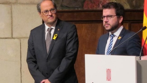 ep presidentela generalitat quim torra yvicepresidente pere aragons