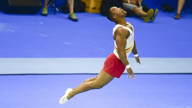 Rayderley Zapata, en el Campeonato de Europa de 2018 | RFEG ep rayderley zapata encampeonatoeuropa2018