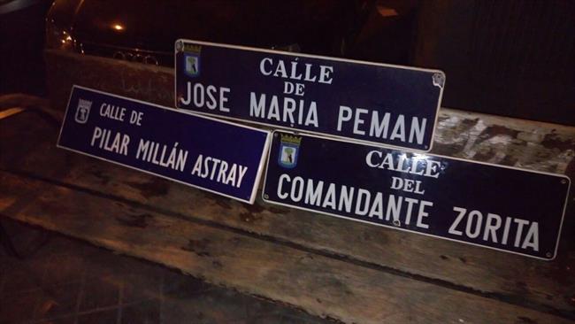 Retirada de placas franquistas | FORO POR LA MEMORIA DE LA COMUNIDAD DE MADRID ep retiradaplacas franquistas