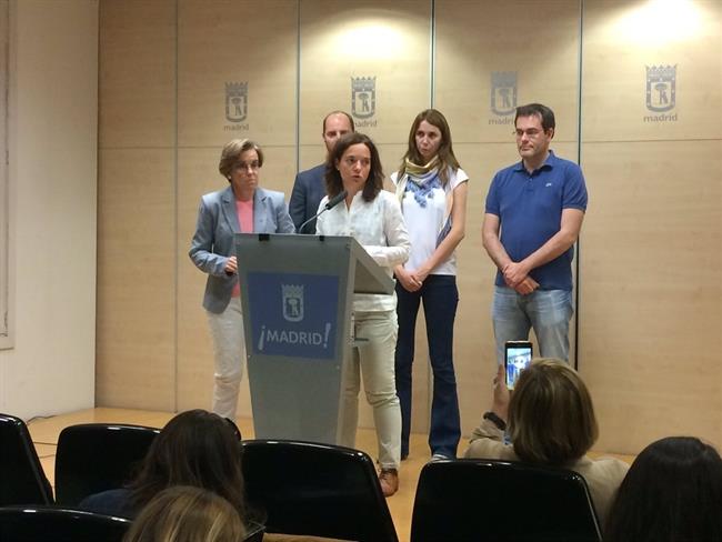 Sara Hernández y Purificación Causapié en rueda de prensa | PSOE-M ep sara hernandezpurificacion causapie en ruedaprensa