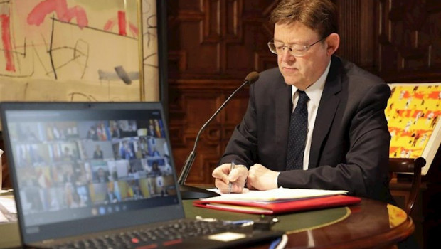 ep ximo puig durante la reunion de presidentes