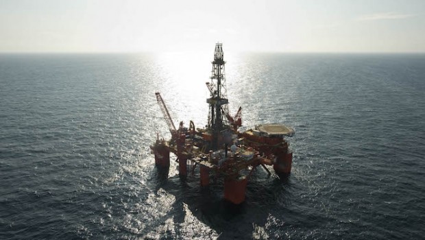 forage pétrolier au large de la mer du nord