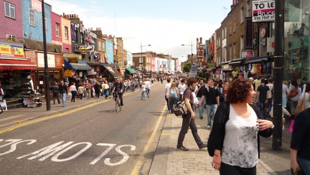 camden high street retail shopping