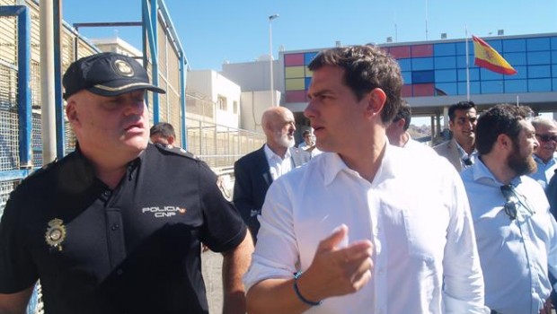 ep albert rivera visitaperimetro fronterizoceuta