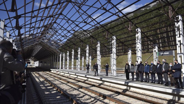 ep archivo   la nueva estacion de ferrocarril de canfranc a 15 de abril de 2021 en canfranc huesca