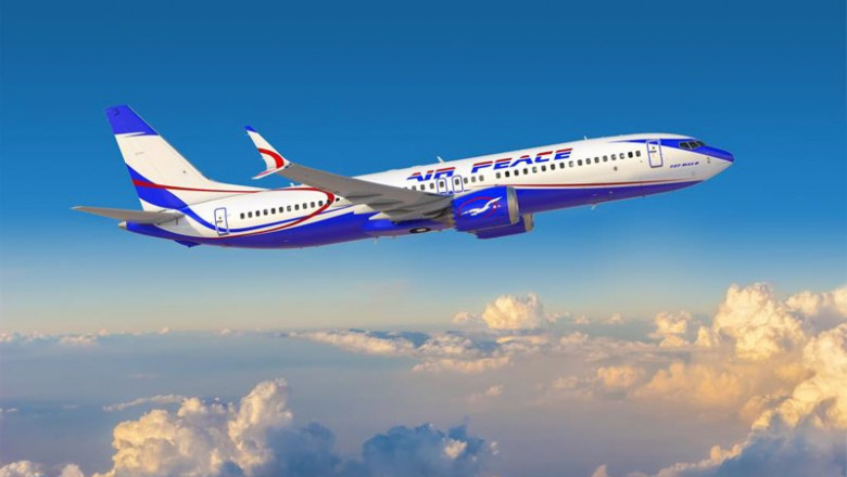 ep archivo - un avion boeing 737 max 8 de air peacee ep archivo - un avion boeing 737 max 8 de air peacee