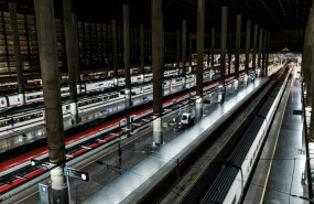 ep archivo   un tren en la estacion de atocha a 4 de mayo de 2025 en madrid