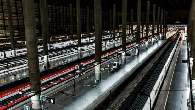 ep archivo   un tren en la estacion de atocha a 4 de mayo de 2025 en madrid