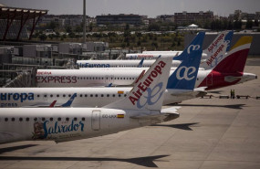 ep archivo   varios aviones de air europa en la terminal t4 del aeropuerto adolfo suarez