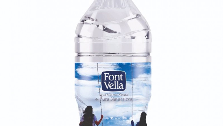 Botella Font Vella 75cl 100% rPET. | Aguas Danone ep botella font vella 75cl 100 rpet