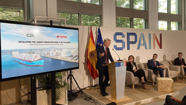 ep cepsa y c2x impulsaran en huelva la mayor planta de metanol verde de europa por 1000 millones ep cepsa y c2x impulsaran en huelva la mayor planta de metanol verde de europa por 1000 millones