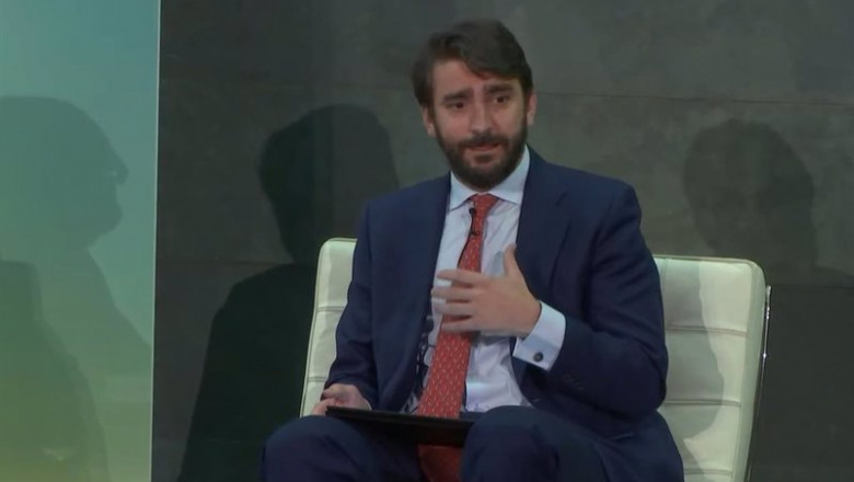El director general del Tesoro y Política Financiera, Pablo de Ramón-Laca, en el Encuentro Finresp 2022. | FINRESP ep el director general del tesoro y politica financiera pablo de ramon laca en el encuentro finresp
