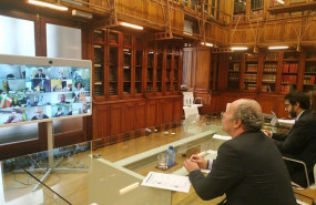 ep el ministro de justicia juan carlos campo se reune por videoconferencia con representantes del