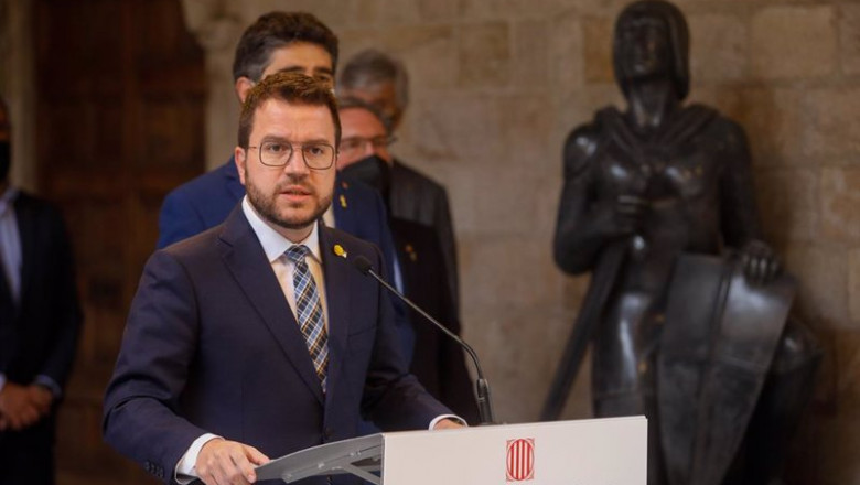El presidente Aragonès en un acto reciente | Kike Rincón - Europa Press ep el presidente aragons en un acto reciente