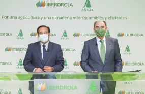 ep el presidente de iberdrola ignacio galan y el de asaja pedro barato firman una alianza