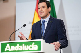 ep el presidente de la junta de andalucia juanma moreno en una declaracion institucional tras la