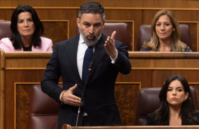 ep el presidente de vox santiago abascal interviene durante una sesion de control en el congreso de