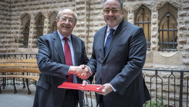 ep el presidente delegado de la junta constructora de la sagrada familia esteve camps i y el