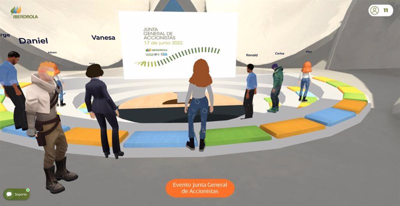 Nota Informativa / Iberdrola, La Primera Empresa Española En Celebrar Su Junta General De Accionistas En Metaverso | IBERDROLA ep iberdrola la primera empresa espanola en celebrar su junta general de accionistas en metaverso