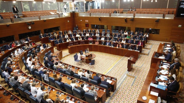 ep imagen de recurso del hemiciclo de la asamblea de madrid