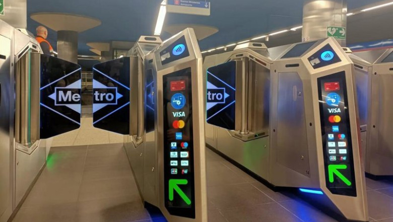 Pago con tarjeta bancaria en Metro de Madrid | EUROPA PRESS ep pago con tarjeta bancaria en metro de madrid