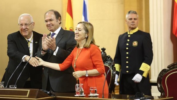 ep pio garcia-escuderoana pastor recibenpresidenteestadoisrael