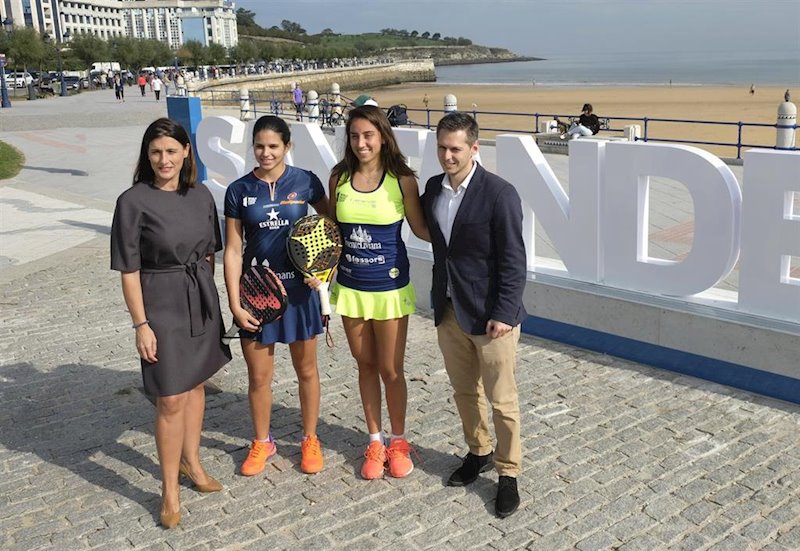 ep presentacion del santander wopen 2019 en la playa de el sardinero