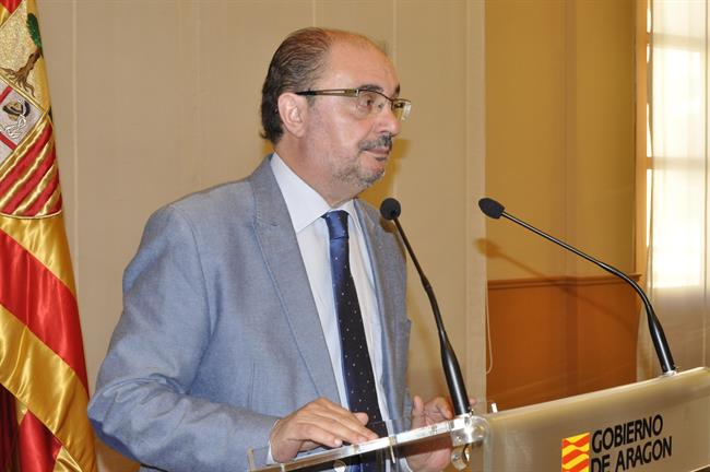El presidente de Aragón, Javier Lambán. | EUROPA PRESS ep presidentearagon javier lamban 20170907132602