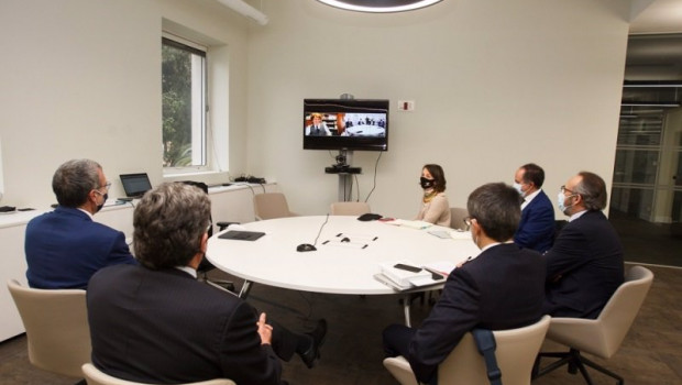 ep reunion telematica de los responsables del ministerio de inclusion con el alcalde de soria