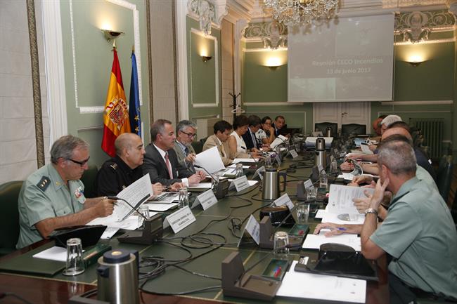 Reunión del Comité Estatal de Lucha contra los Incendios | PROTECCIÓN CIVIL ep reunioncomite estatalluchalos incendios