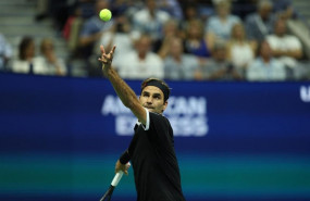 ep 03 september 2019 us new york swiss tennis player roger federer in action against bulgarias