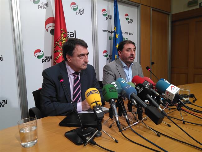 Aitor Esteban y Unai Hualde, del PNV | EUROPA PRESS ep aitor estebanunai hualde del pnv
