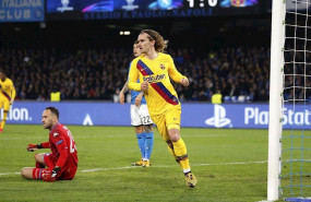 ep antoine griezmann celebra el gol marcado ante el napoles en champions