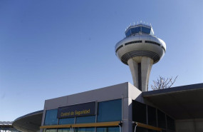 ep archivo   aeropuerto de barajas vistas de torre de control torre norte control de seguridad
