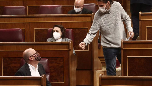 ep archivo   el diputado y secretario de organizacion de podemos alberto rodriguez 1d y el diputado