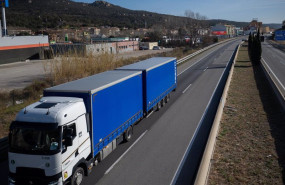 ep archivo   un camion circula en la jonquera girona