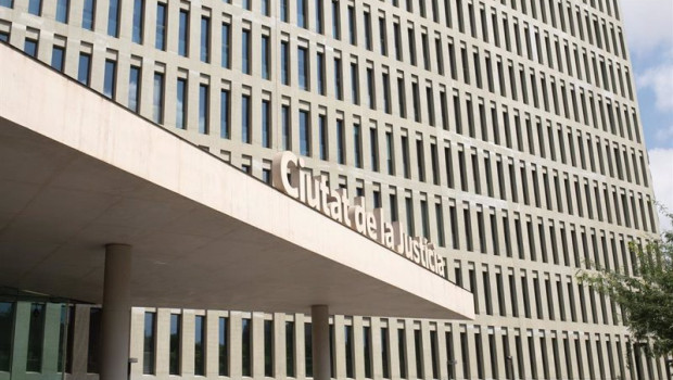 ep archivo   vista de la fachada de la ciutat de la justicia a 2 de agosto de 2023 en barcelona