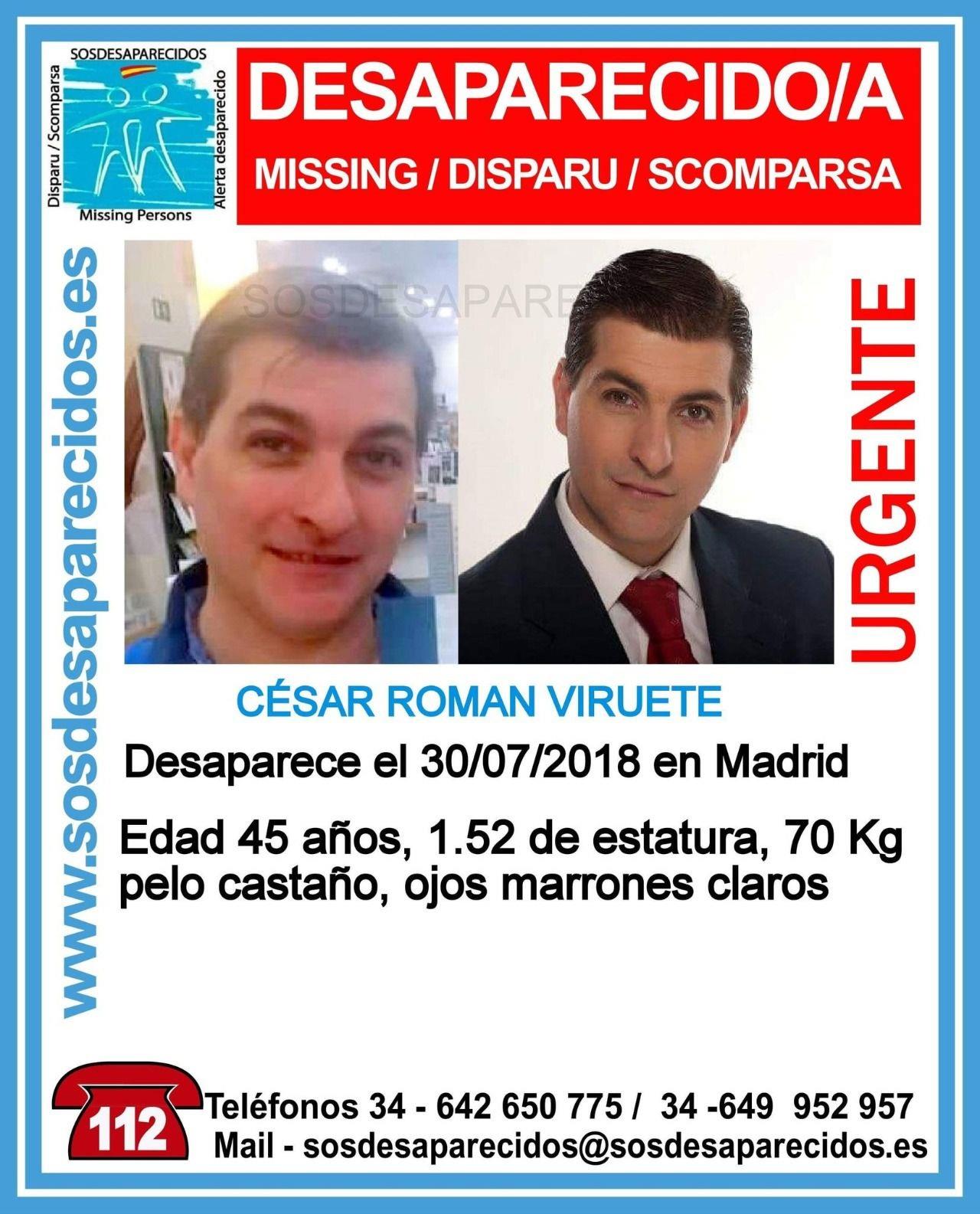 Cartel de la desaparición de 'El Rey del cachopo' | SOS DESPARECIDOS ep cartella desaparicion de reycachopo