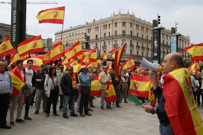 Concentración contra el referéndum catalán. | EUROPA PRESS ep concentracionreferendum catalan
