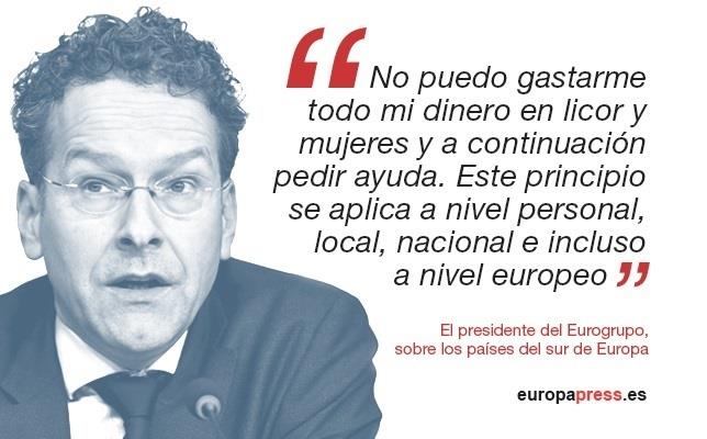 Declaraciones del Presidente del Eurogrupo | EUROPA PRESS ep declaracionespresidenteeurogrupo