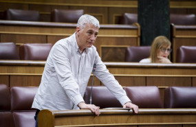 ep el diputado de eh bildu oskar matute durante una sesion plenaria en el congreso de los diputados