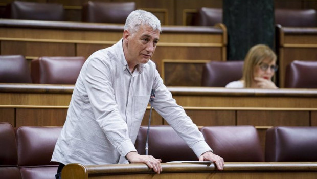 ep el diputado de eh bildu oskar matute durante una sesion plenaria en el congreso de los diputados