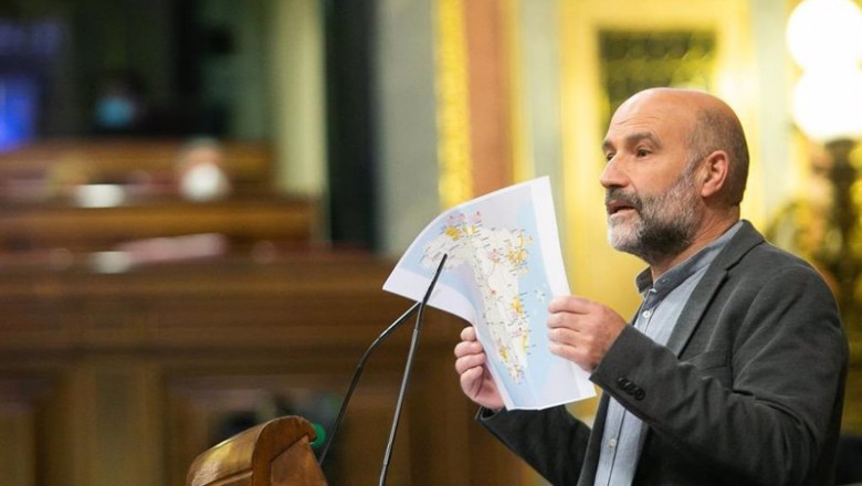El diputado del BNG en el Congreso, Néstor Rego, en el pleno | BNG ep el diputado del bng en el congreso nestor rego en el pleno