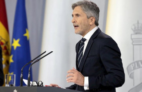 ep el ministro del interior fernando grande-marlaska durante una rueda de prensa para valorar la